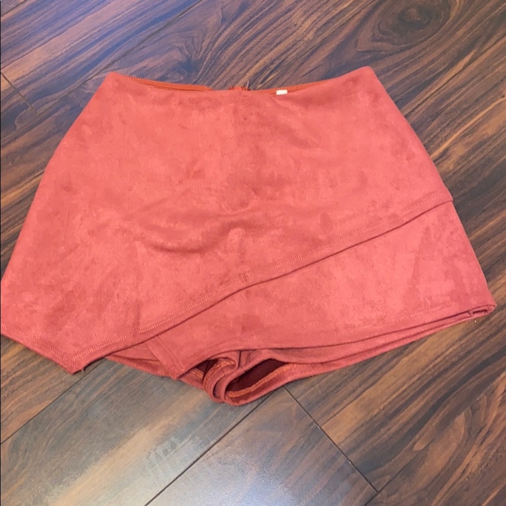 Zip up Shorts/ skirt